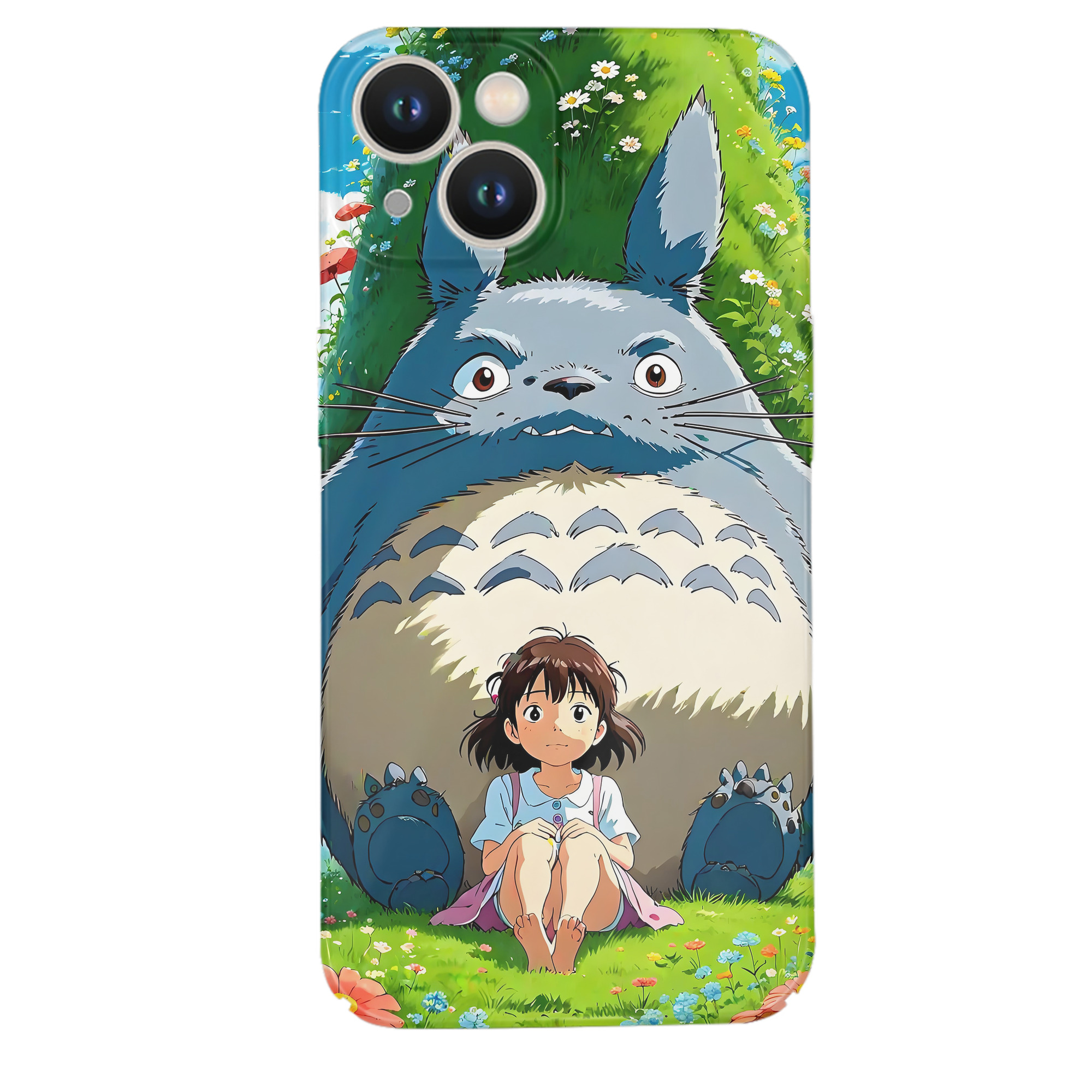 （画像用） となりのトトロ 草壁メイ 草壁サツキ My Neighbor Totoro Satsuki Kusakabe Mei Kusakabe 【iPhone 14シリーズ対応】ハードケース
